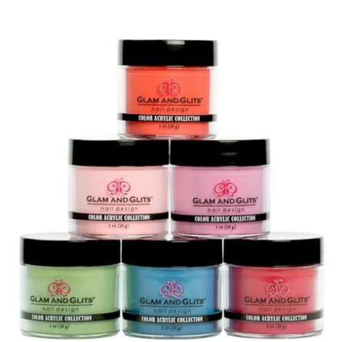 Glam And Glits Acrylic Powder - All Colors All Collection 1 Oz