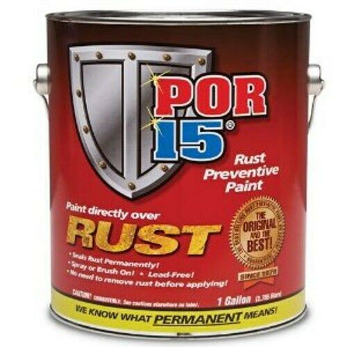 Por 15 Rust Preventive Black Gloss 1 Gallon 45001