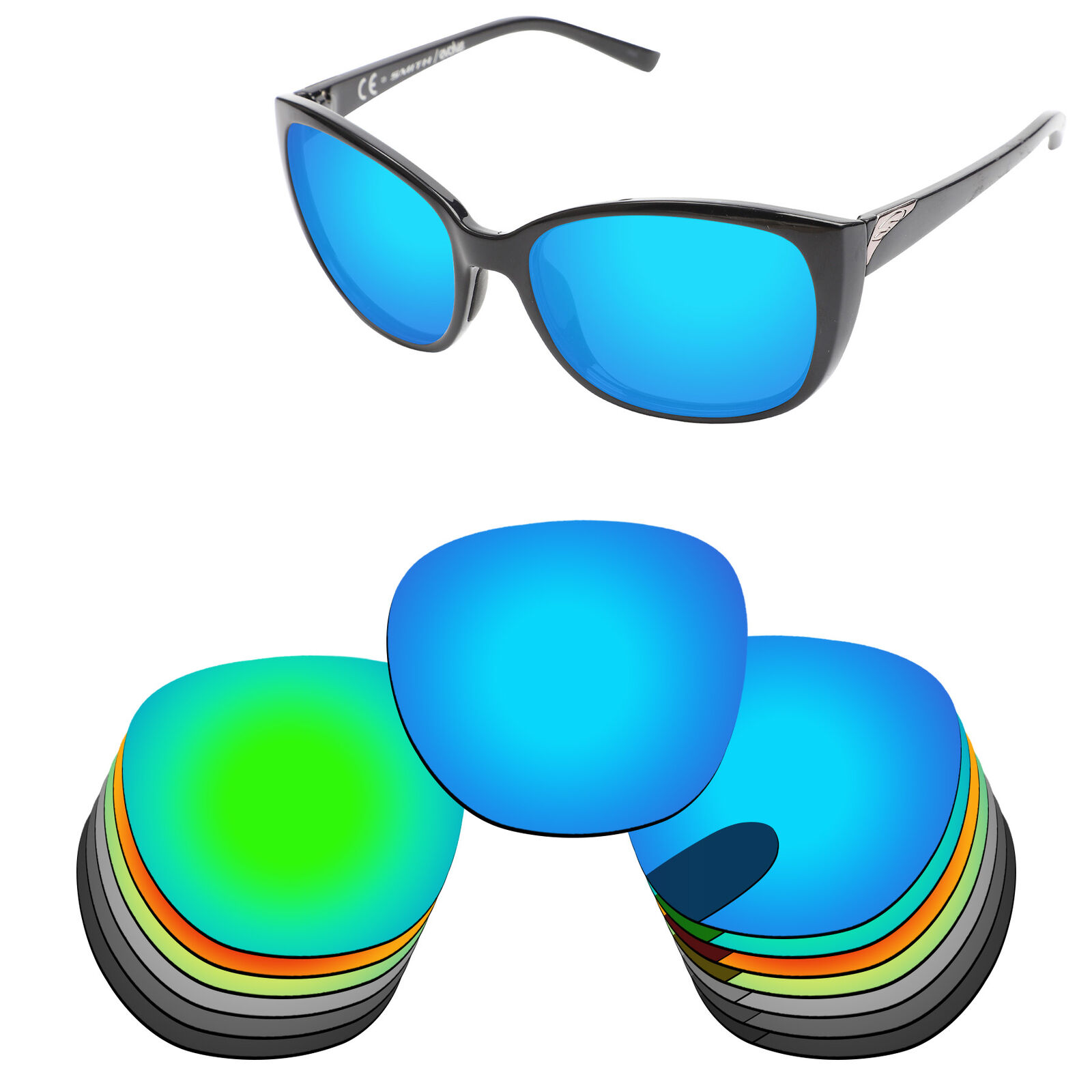Papaviva Polarized Replacement Lens For-smith Lookout Frame -colors