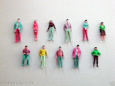 1000 Pcs Model Train 1:75 Scale Painted Figures Oo