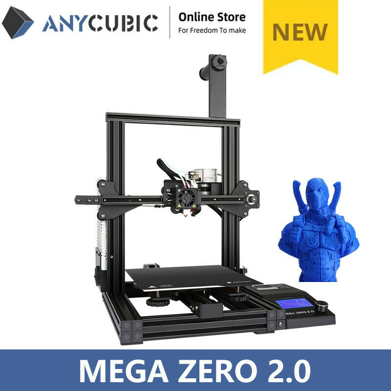 New! Anycubic 3d Printer Mega Zero 2.0 High Precision Resume Print 220*220*250mm