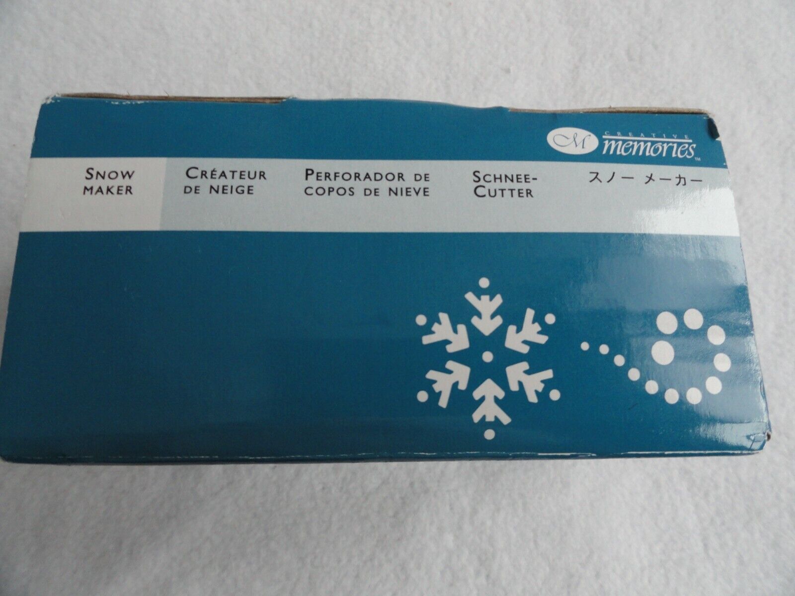 Creative Memories Snow Maker Paper Punch In Box 2 Designs