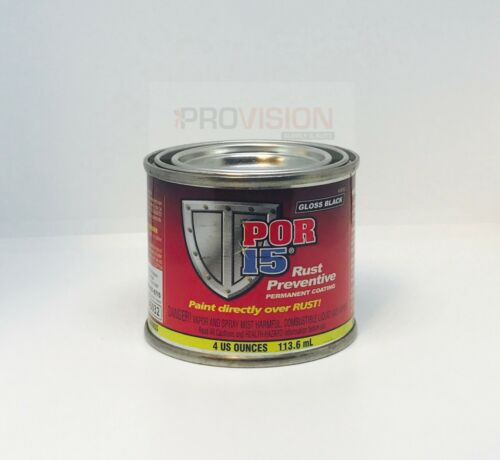 Por-15 45006 1 Can Of Gloss Black Rust Preventive Coating 4 Oz Can (por-45006)
