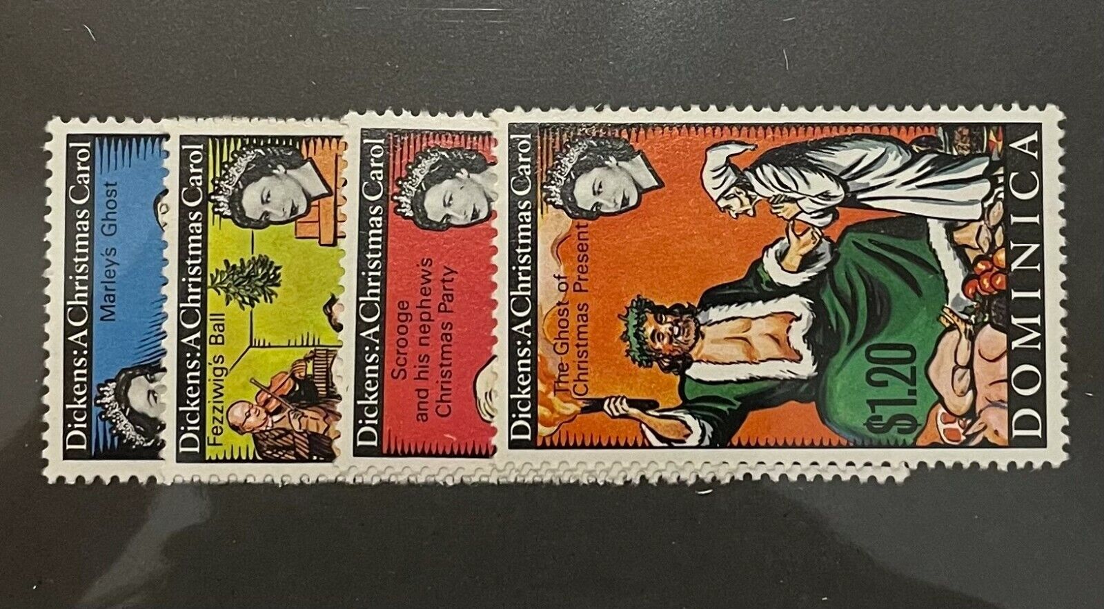 Stamps Dominica Scott #304-7 Nh